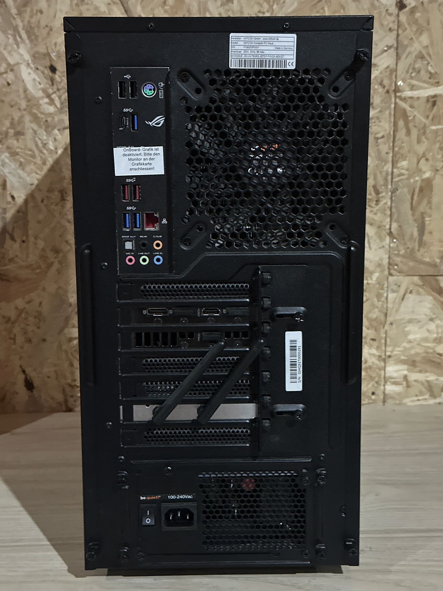 Gaming PC Ryzen 7 3700X - RTX 3070 - 16 GB DDR4 - 500GB M.2 SSD